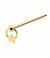 Hanging Star Straight Nose Stud NSKA-827